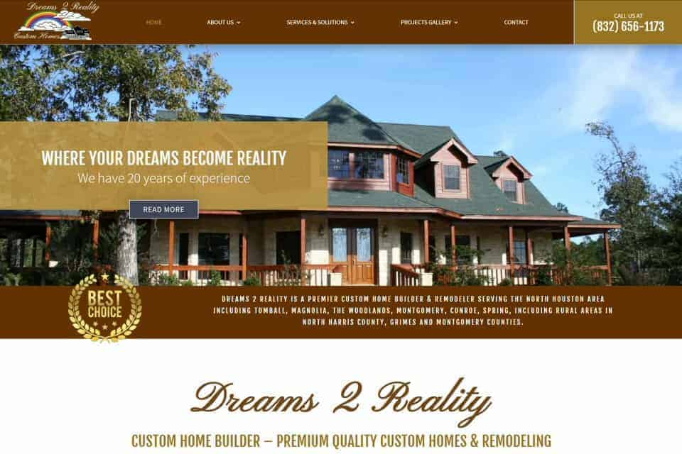 Dreams 2 Reality Custom Homes & Remodeling by A&B Gunite